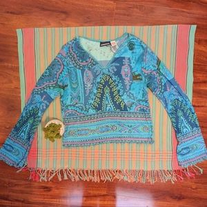 Colorful Blue Forenza Long Sleeve XL